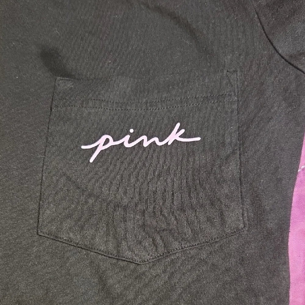 Black and Pink Short Sleeve Tee - Picture 3 of 4